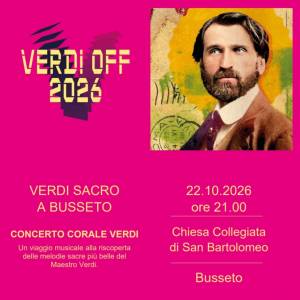 Verdi Off immagine dell'evento: CONCERTO CORALE VERDI